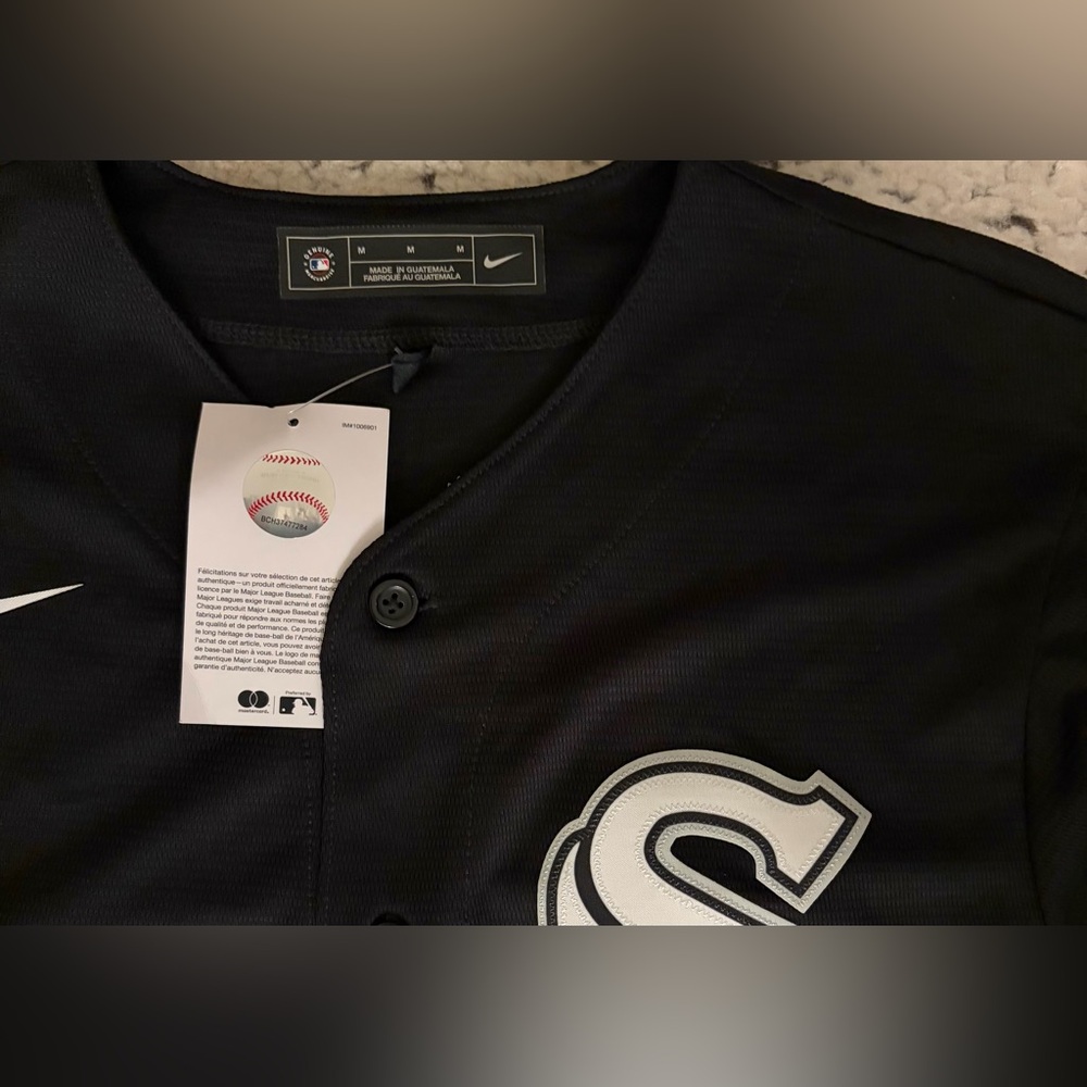 Nike Authentic White Sox Frank Thomas #35 World Series 2016 Jersey Men’s Sz: M - Picture 2 of 6